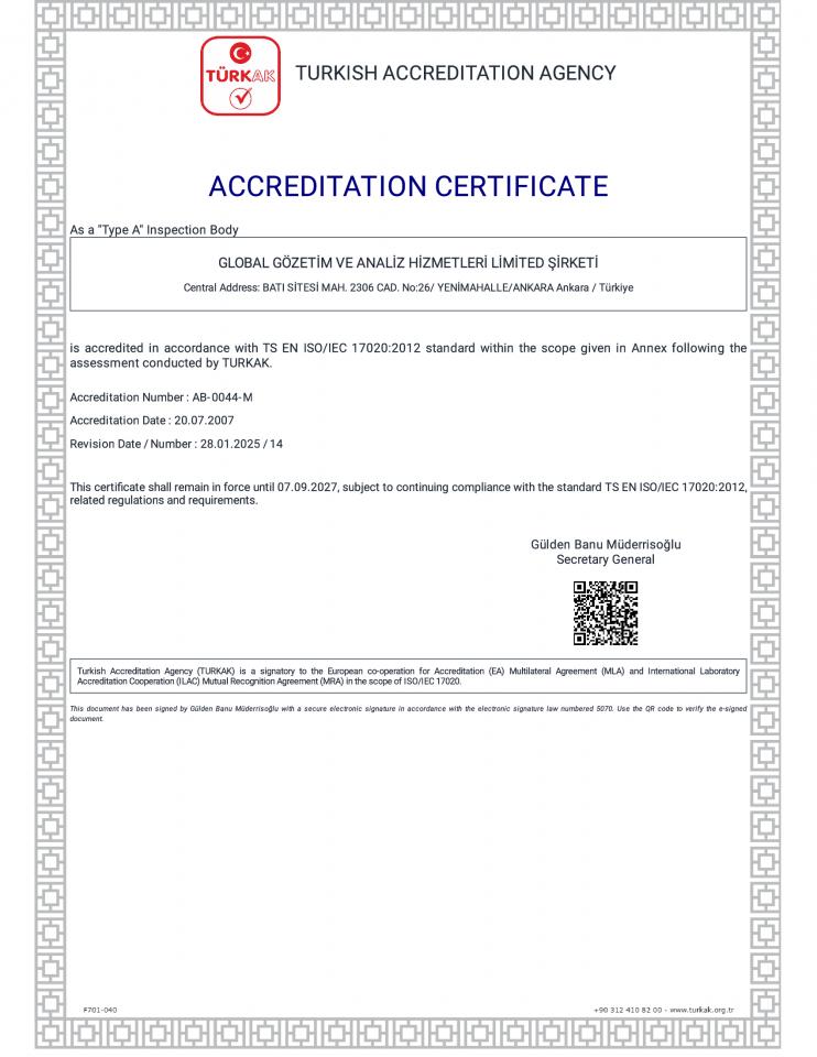 Accreditation Certificate